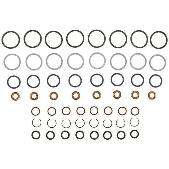 Fuel Injector Seal Kit - Compatible with 2003 - 2005 Ford Excursion 6.0L V8 VIN P 2004