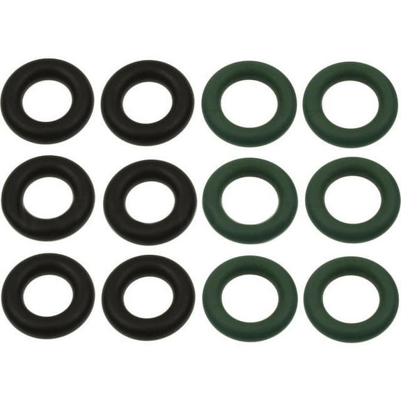 Fuel Injector Seal Kit - Compatible with 2005 - 2013 Nissan Frontier 4.0L V6 2006 2007 2008 2009 2010 2011 2012