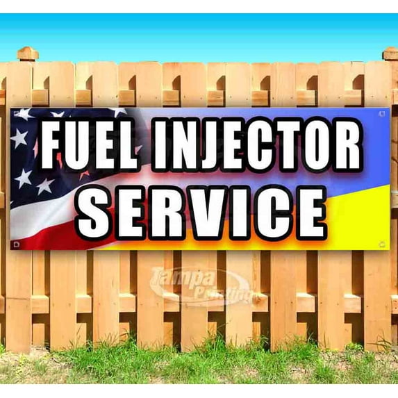Fuel Injector Service 13 oz Vinyl Banner With Metal Grommets