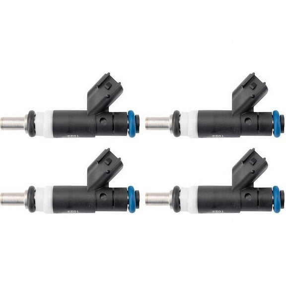 Fuel Injector Set 4 Piece - Compatible with 2007 - 2017 Jeep Compass 2008 2009 2010 2011 2012 2013 2014 2015 2016