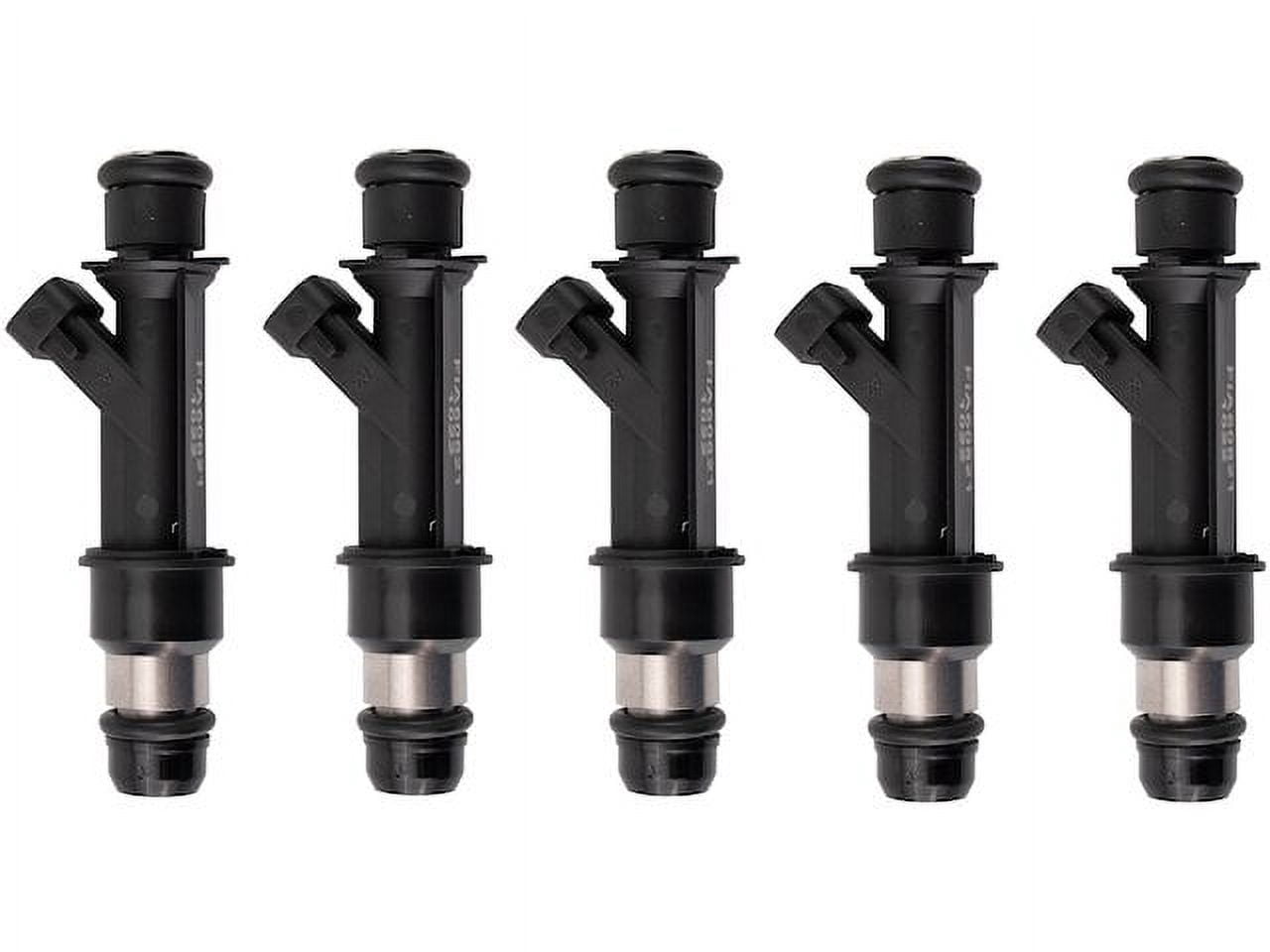 T.RQ Fuel Injector Set, 5 Piece, Compatible with 2006-2007 Hummer H3 ...