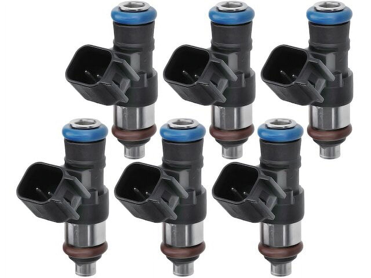 Fuel Injector Set 6 - Compatible with 2013 - 2019 Ford Flex 3.5L V6 - Autopart Premium