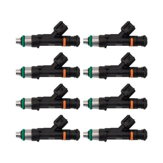 Fuel Injector Set 8 Piece - Compatible with 2004 Ford F-150 5.4L V8