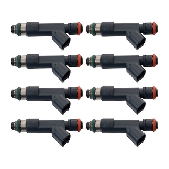 Fuel Injector Set 8 Piece - Compatible with 2011 - 2015 Ford F-250 Super Duty 6.2L V8 2012 2013 2014