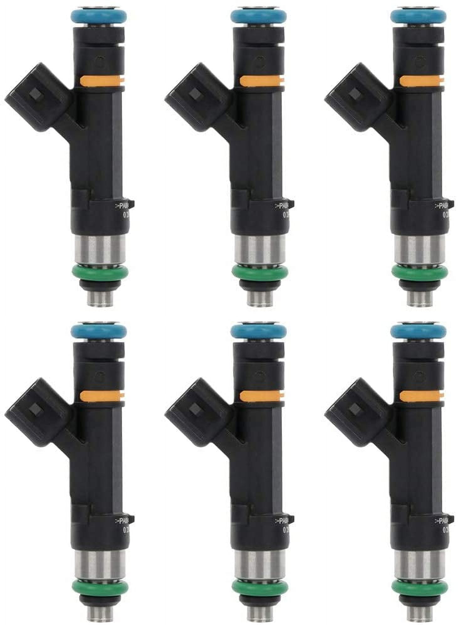 Fuel Injectors ECCPP 6pc 4 Hole Fuel Injector Kit 0280158119 fit for