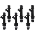 thumbnail image 1 of Fuel Injectors ECCPP 6pcs 2 Hole Fuel Injector Kit 25323971 fit for 00-05 for Chevy Impala for Malibu Venture Monte Carlo for Buick Century Rendezvous for Oldsmobile Alero Silhouette, 1 of 5