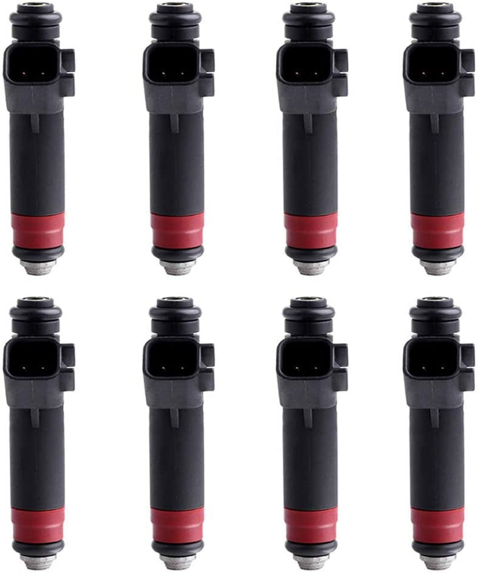Fuel Injectors ECCPP 8pcs High Performance 2 Hole Fuel Injector Kits 53032145AA Fit for 01 02 for Jeep for Grand for Cherokee 4.7L,01-03 for Dodge Dakota for Durango,2002 2003 for Dodge for Ram 1500