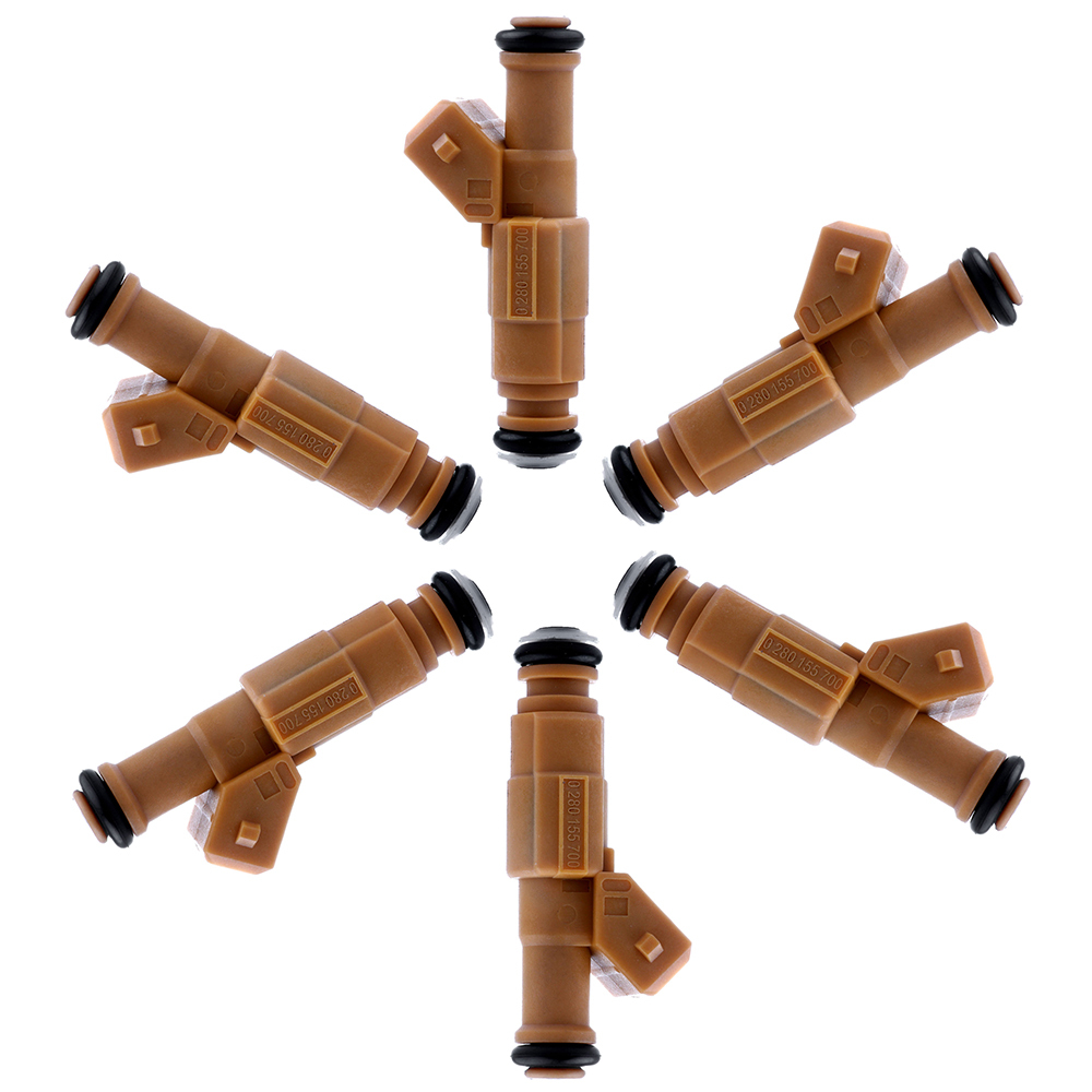 Fuel Injectors SCITOO 4 Hole New OEM Yellow 0280155700 Fuel Injector Kits,for 8998 for Jeep for