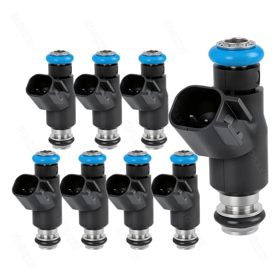 Fuel Injectors Set (8) 12613411 for 10-17 Chevy GMC 6.0 5.3 4.8 V8 FLEX