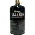 Fuel Keg. 1 lb. / 16 oz. Empty Refillable Propane Tank DOT
