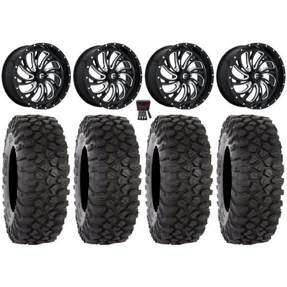 Fuel Kompressor 18" Wheels Black 35" XC450 Tires Polaris RZR XP 1000 / PRO XP / Ranger XP 900/1000