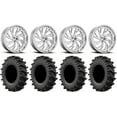 thumbnail image 1 of Fuel Kompressor 22" Wheels Polished 33" MotoSlayer Tires Sportsman RZR Ranger, 1 of 4
