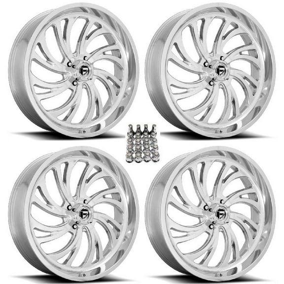 Fuel Kompressor ATV Wheels Polished 20" Can-Am Commander Maverick Renegade Outlander Defender