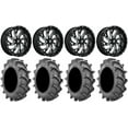 thumbnail image 1 of Fuel Kompressor Black 18" Wheels 33x8 (6ply) BKT 171 Tires Sportsman RZR Ranger, 1 of 4