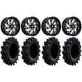 thumbnail image 1 of Fuel Kompressor Black 18" Wheels 36" Intimidator Tires Kawasaki Mule Pro FXT, 1 of 4