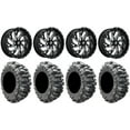 thumbnail image 1 of Fuel Kompressor Black 20" Wheels 33" Bogger Tires Sportsman RZR Ranger, 1 of 4