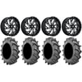 thumbnail image 1 of Fuel Kompressor Black 20" Wheels 37x9.5 BKT 171 Tires Kawasaki Mule Pro FXT, 1 of 4