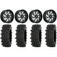 thumbnail image 1 of Fuel Kompressor Black 22" Wheels 35" ACP Tires Sportsman RZR Ranger, 1 of 4