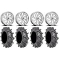 thumbnail image 1 of Fuel Kompressor Polished 22" Wheels 35" BKT AT 171 Tires Can-Am Maverick X3 / Honda Pioneer 1000 / Talon, 1 of 4