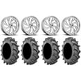 thumbnail image 1 of Fuel Kompressor Polished 22" Wheels 37x8.3 BKT 171 Tires Sportsman RZR Ranger, 1 of 4