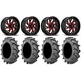 thumbnail image 1 of Fuel Kompressor Red 20" Wheels 35x8.3 BKT 171 Tires Polaris RZR XP 1000 / PRO XP / Ranger XP 900/1000, 1 of 4