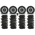 thumbnail image 1 of Fuel Lethal 14" Wheels Black 28" Outlaw Max Tires Kawasaki Mule Pro FXT, 1 of 4