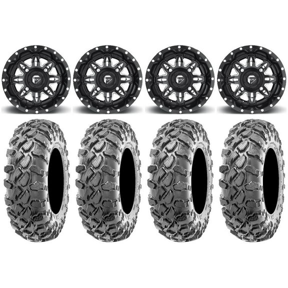 Fuel Lethal 14" Wheels Black 29" Carnage Tires Polaris RZR XP 1000 / PRO XP / Ranger XP 900/1000