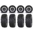 thumbnail image 1 of Fuel Lethal 14" Wheels Black 30" Roctane T4 Tires Polaris RZR XP 1000 / PRO XP / Ranger XP 900/1000, 1 of 4