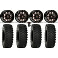 thumbnail image 1 of Fuel Lethal 14" Wheels Orange 28" ATX470 Tires Sportsman RZR Ranger, 1 of 4