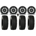 thumbnail image 1 of Fuel Lethal 15" Wheels Black 33" ATX470 Tires Kawasaki Mule Pro FXT, 1 of 4