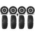 thumbnail image 1 of Fuel Lethal 15" Wheels Black 37" RC500S Sticky Tires Kawasaki Teryx Mule, 1 of 4