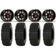 thumbnail image 1 of Fuel Lethal 15" Wheels Orange 32" XComp ATR Tires Kawasaki Mule Pro FXT, 1 of 4