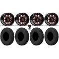 thumbnail image 1 of Fuel Lethal 15" Wheels Red 33" Gripper R/T Tires Kawasaki Mule Pro FXT, 1 of 4