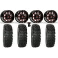thumbnail image 1 of Fuel Lethal 15" Wheels Red 35" RC500S Sticky Tires Sportsman RZR Ranger, 1 of 4