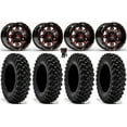 thumbnail image 1 of Fuel Lethal 15" Wheels Red 35" Warrior XT Sticky Tires Can-Am Commander Maverick Renegade Outlander Defender, 1 of 4