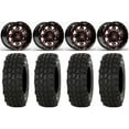 thumbnail image 1 of Fuel Lethal 15" Wheels Red 35" XComp ATR Tires Can-Am Commander Maverick Renegade Outlander Defender, 1 of 4