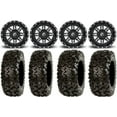 thumbnail image 1 of Fuel Lethal Black 14" Wheels 26" Rip Saw Tires Polaris RZR XP 1000 / PRO XP / Ranger XP 900/1000, 1 of 4