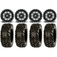 thumbnail image 1 of Fuel Lethal Black 14" Wheels 28" Rip Saw Tires Sportsman RZR Ranger, 1 of 4
