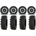thumbnail image 1 of Fuel Lethal Black 14" Wheels 30" ACP Tires Polaris RZR XP 1000 / PRO XP / Ranger XP 900/1000, 1 of 4