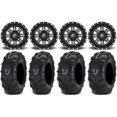 thumbnail image 1 of Fuel Lethal Black 14" Wheels 30" Mud Lite II Tires Polaris RZR XP 1000 / PRO XP / Ranger XP 900/1000, 1 of 4