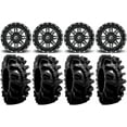 thumbnail image 1 of Fuel Lethal Black 14" Wheels 32" BogMax Tires Sportsman RZR Ranger, 1 of 4