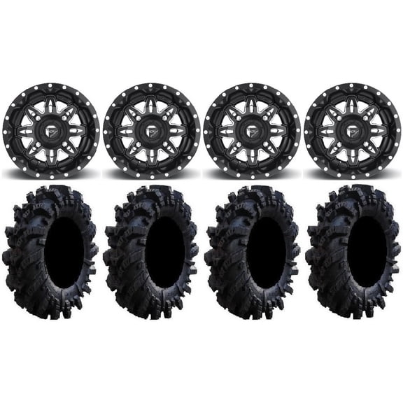 Fuel Lethal Black 14" Wheels 32" Intimidator Tires Polaris RZR XP 1000 / PRO XP / Ranger XP 900/1000