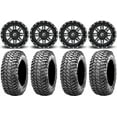 thumbnail image 1 of Fuel Lethal Black 14" Wheels 32" Liberty Tires Kawasaki Mule Pro FXT, 1 of 4