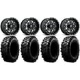 thumbnail image 1 of Fuel Lethal Black 15" Wheels 32" Carnivore Tires Kawasaki Teryx Mule, 1 of 4