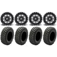 thumbnail image 1 of Fuel Lethal Black 15" Wheels 33" Crawler XR Tires Sportsman RZR Ranger, 1 of 4