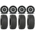 thumbnail image 1 of Fuel Lethal Black 15" Wheels 33" XCR350 Tires Polaris RZR XP 1000 / PRO XP / Ranger XP 900/1000, 1 of 4