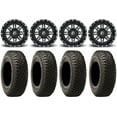 thumbnail image 1 of Fuel Lethal Black 15" Wheels 35" BFG KM3 Tires Can-Am Maverick X3 / Honda Pioneer 1000 / Talon, 1 of 4