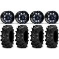 thumbnail image 1 of Fuel Lethal Blue 14" Wheels 27" Cryptid Tires Sportsman 550 850 1000, 1 of 4