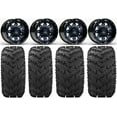 thumbnail image 1 of Fuel Lethal Blue 14" Wheels 27" Reptile Tires Sportsman 550 850 1000, 1 of 4