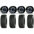 thumbnail image 1 of Fuel Lethal Blue 14" Wheels 30" BDC Tires Sportsman RZR Ranger, 1 of 4